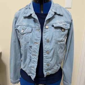 Slightly Distressed Jean Jacket